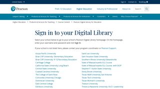 How to Sign In | Pearson Digital Library for Education