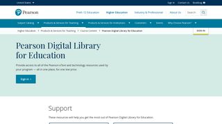 Pearson Digital Library for Education