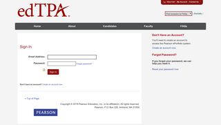 Sign in to the Pearson ePortfolio system - edTPA
