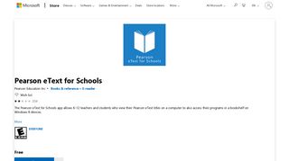 Get Pearson eText for Schools - Microsoft Store