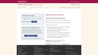 Pearson Canada | Instructor Resource Centre