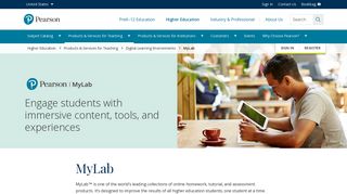 MyLab | Digital Learning Environments | Pearson