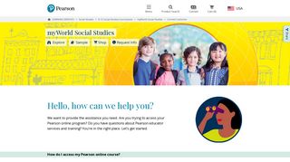 myWorld Social Studies Program | Pearson Elementary Social ...