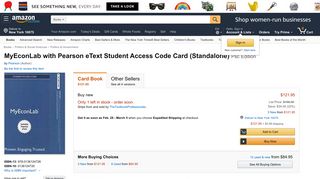 MyEconLab with Pearson eText Student Access Code Card ...