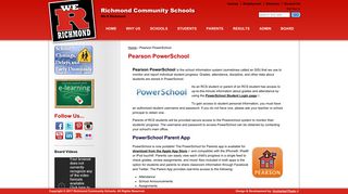 Pearson PowerSchool | Richmond Community Schools