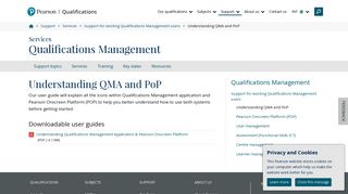 Understanding QMA and PoP | Pearson qualifications