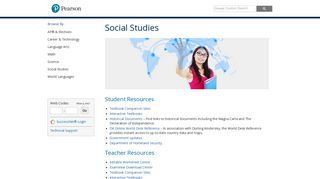 Pearson - Social Studies