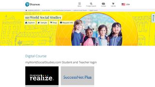 myWorld Social Studies Program | Pearson Elementary Social Studies ...