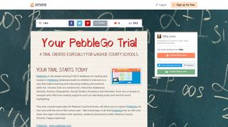 Your PebbleGo Trial | Smore Newsletters