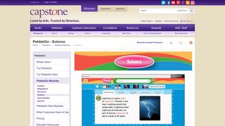PebbleGo - Science - Science | Capstone Library - Capstone Publishing