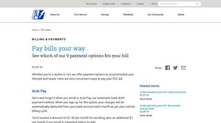 Pay bills your way - Pedernales Electric Cooperative, Inc.