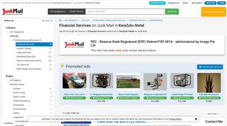 PEC - Reserve Bank Registered (RSF) Stokvel FSP 6814 - Junk Mail