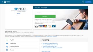 PECO: Login, Bill Pay, Customer Service and Care Sign-In - Doxo