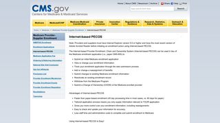 Internet-based PECOS - Centers for Medicare & Medicaid ... - CMS