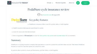 PedalSure cycle insurance review - Bought By Many