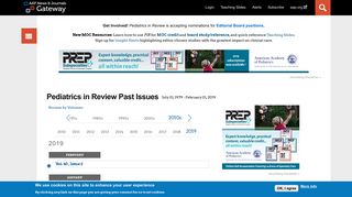 Pediatrics in Review Past Issues | Pediatrics in Review