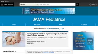 JAMA Pediatrics – The Science of Child and Adolescent Health
