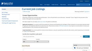 Region of Peel - Careers - Career Opportunities