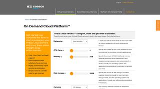 On Demand Cloud Platform™ | Peer 1 OnDemand - Cogeco Peer 1