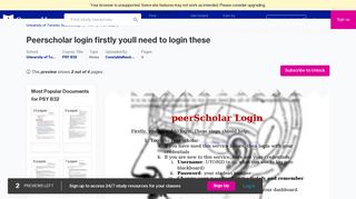 peerScholar Login Firstly youll need to login These steps should ...