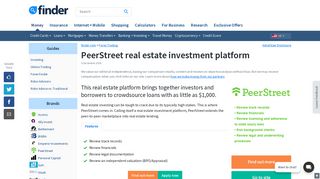 PeerStreet real estate investment platform review January 2019 ...