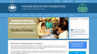 Welcome To Punjab Education Foundation