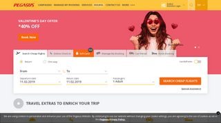 Pegasus Airlines: Book Cheap Flight Tickets - Lowest Price Deals