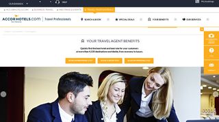 AccorHotels benefits for travel agents