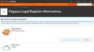Best Pegasus Legal Register Alternatives & Competitors - SourceForge