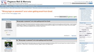 Pegasus Mail & Mercury - 