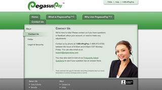 Contact Us | PegasusPay