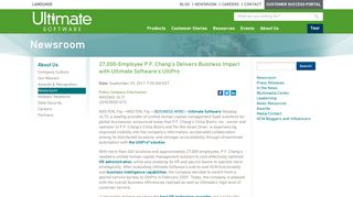 27,000-Employee P.F. Chang's Delivers Business Impact with Ultimate ...