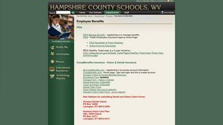 Hampshire County Schools - Official Website - Insurance & Benefits