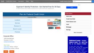 Pen Air Federal Credit Union - Pensacola, FL - Credit Unions Online