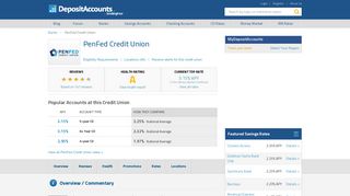 PenFed Credit Union - Deposit Accounts