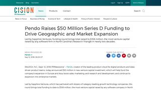 Pendo Raises $50 Million Series D Funding to Drive Geographic and ...