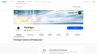 Pendragon Careers and Employment | Indeed.co.uk
