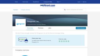 Working at Pengower, Inc company profile and information | JobStreet ...