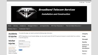 New Hire Penguin Data Setup - Broadband Telecom Services