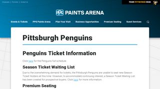 Pittsburgh Penguins | PPG Paints Arena