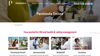 Peninsula Online | Peninsula UK