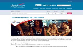 P&O Cruises rewards and loyalty | The Peninsular Club - Planet Cruise