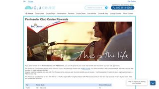P&O Cruises Peninsular Club - Iglu Cruise