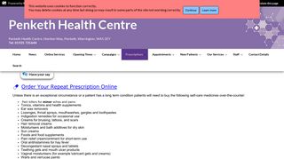 Prescriptions - Penketh Health Centre