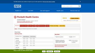 Overview - Penketh Health Centre - NHS