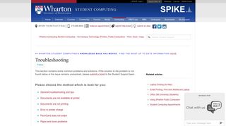 Troubleshooting – Wharton Computing Student Computing