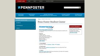 Student Center | Penn Foster Career School
