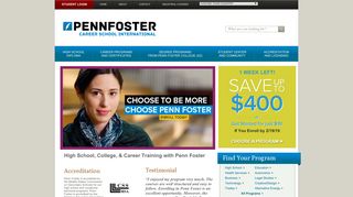 Self Paced, Distance Education Programs & Degrees | Penn Foster ...