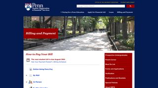 How to Pay Your Bill - Student Registration and Financial Services