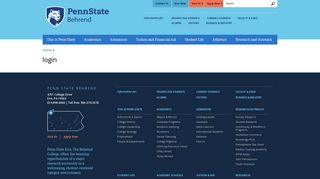 login | Penn State Behrend